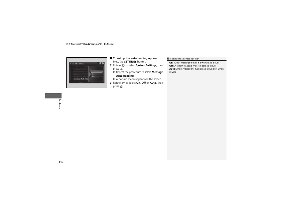 HONDA 2014 Accord Hybrid - Owner's Manual User Manual | Page 384 / 561