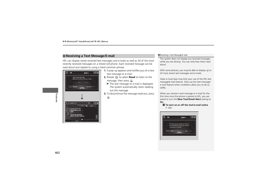 HONDA 2014 Accord Hybrid - Owner's Manual User Manual | Page 404 / 561