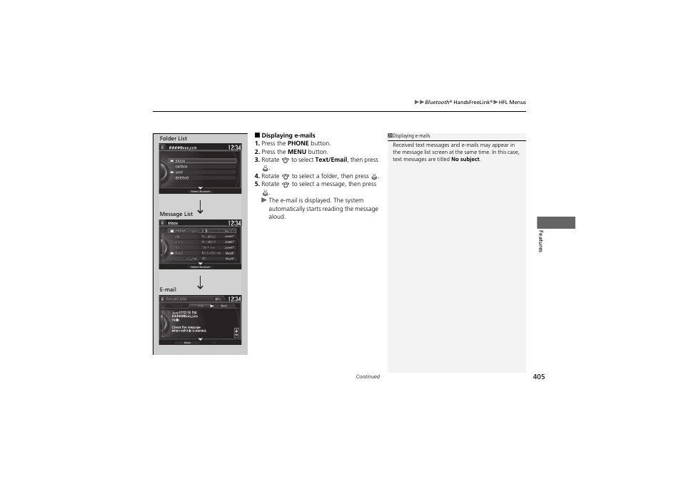 HONDA 2014 Accord Hybrid - Owner's Manual User Manual | Page 407 / 561