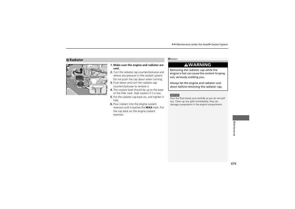 Warning | HONDA 2014 Accord Hybrid - Owner's Manual User Manual | Page 481 / 561