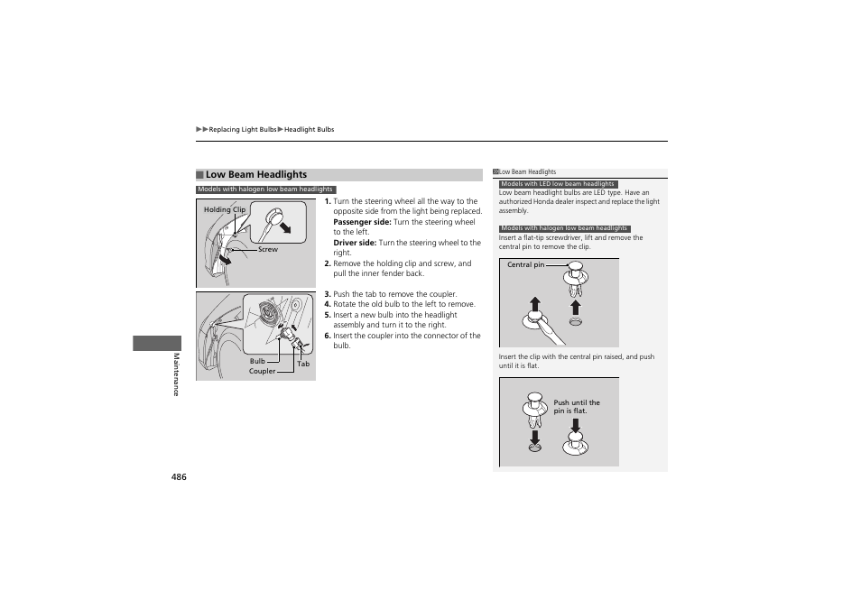 HONDA 2014 Accord Hybrid - Owner's Manual User Manual | Page 488 / 561
