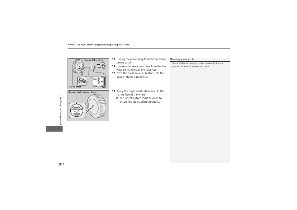 HONDA 2014 Accord Hybrid - Owner's Manual User Manual | Page 516 / 561