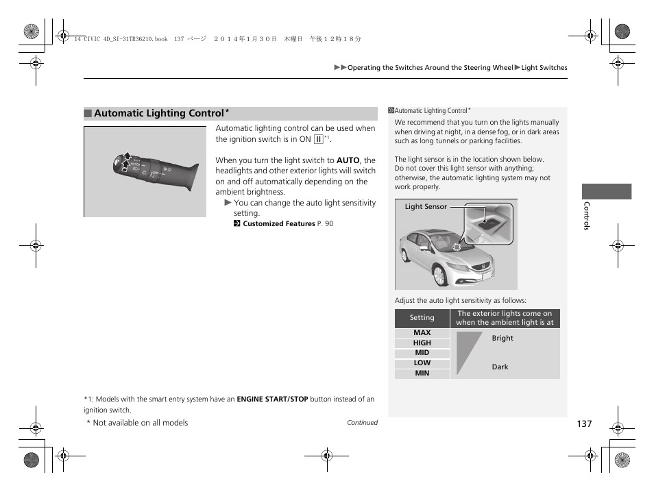 HONDA 1984 Civic Sedan - Owner's Manual User Manual | Page 138 / 469