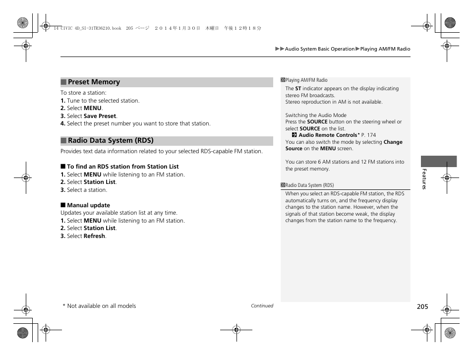 HONDA 1984 Civic Sedan - Owner's Manual User Manual | Page 206 / 469