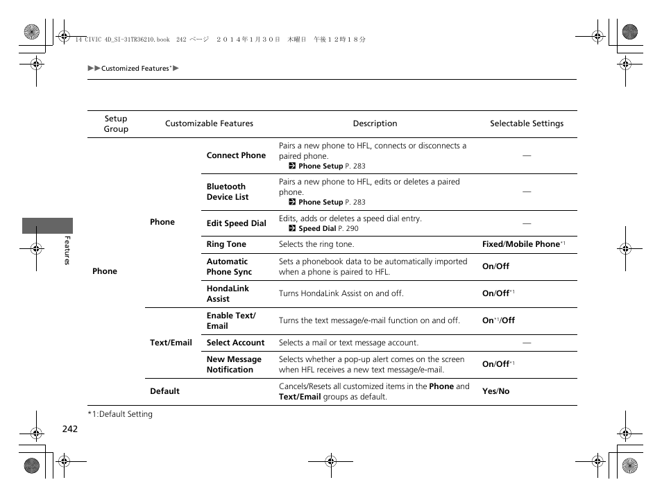 HONDA 1984 Civic Sedan - Owner's Manual User Manual | Page 243 / 469