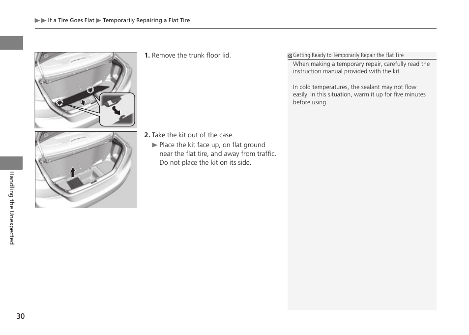 HONDA 1984 Civic CNG - Owner's Manual User Manual | Page 31 / 46