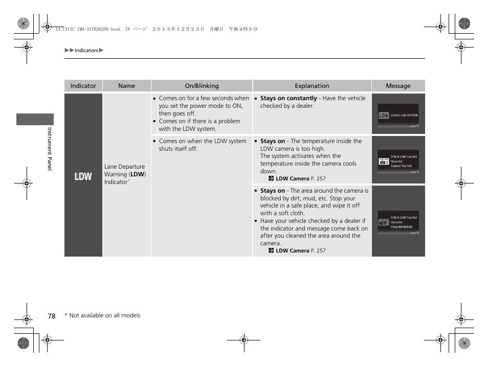 HONDA 2014 Civic Hybrid - Owner's Manual User Manual | Page 79 / 377