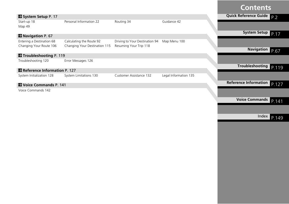 HONDA 2014 Crosstour - Navigation Manual User Manual | Page 3 / 153