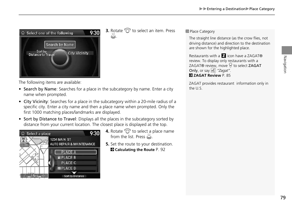 HONDA 2014 Crosstour - Navigation Manual User Manual | Page 81 / 153