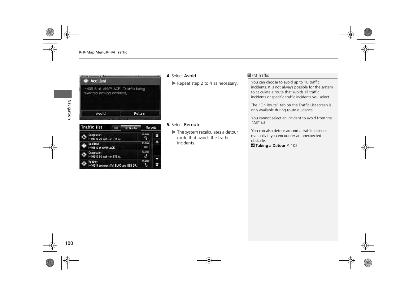 HONDA 2014 CR-Z - Navigation Manual User Manual | Page 101 / 208