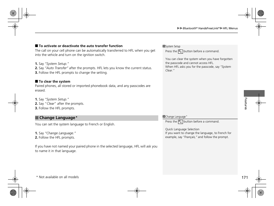 HONDA 2014 CR-Z - Owner's Manual User Manual | Page 172 / 329