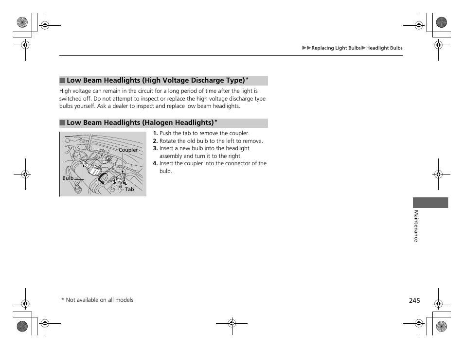 HONDA 2014 CR-Z - Owner's Manual User Manual | Page 246 / 329