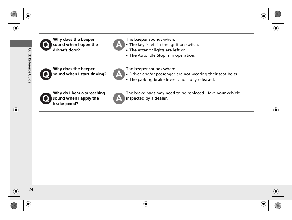 HONDA 2014 CR-Z - Owner's Manual User Manual | Page 25 / 329