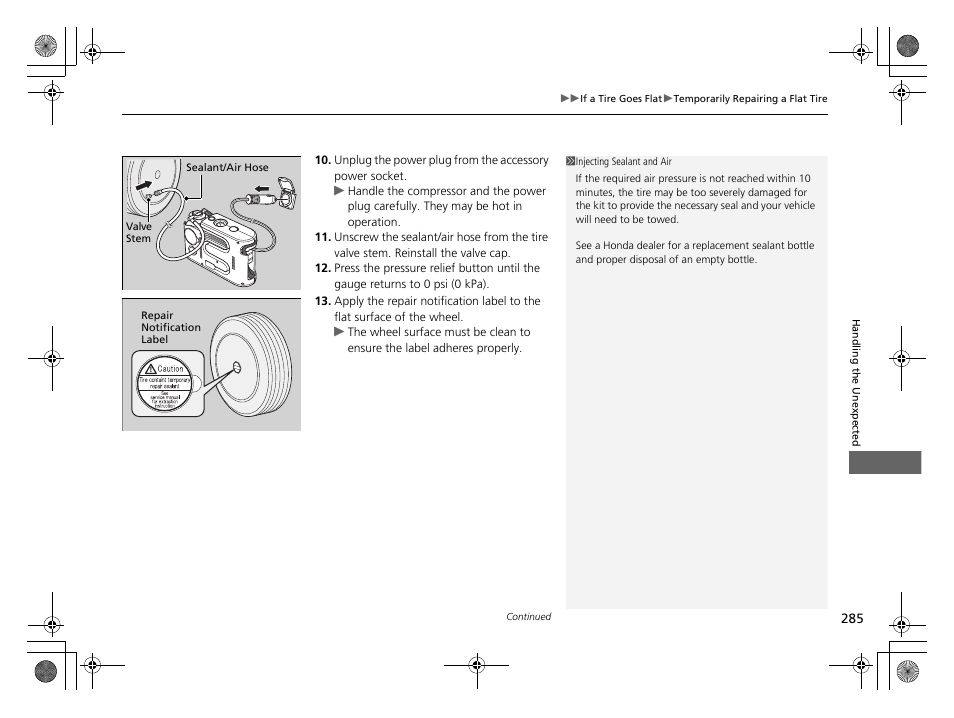 HONDA 2014 CR-Z - Owner's Manual User Manual | Page 286 / 329
