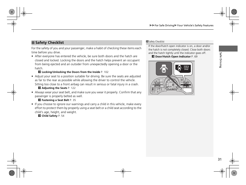 HONDA 2014 CR-Z - Owner's Manual User Manual | Page 32 / 329