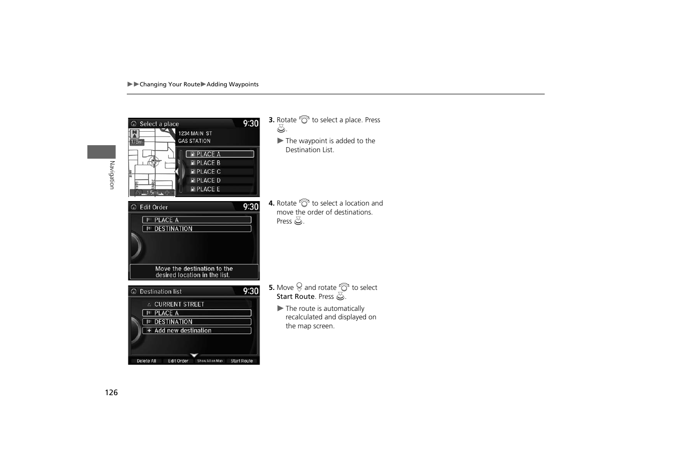 HONDA 2014 Odyssey - Navigation Manual User Manual | Page 127 / 327