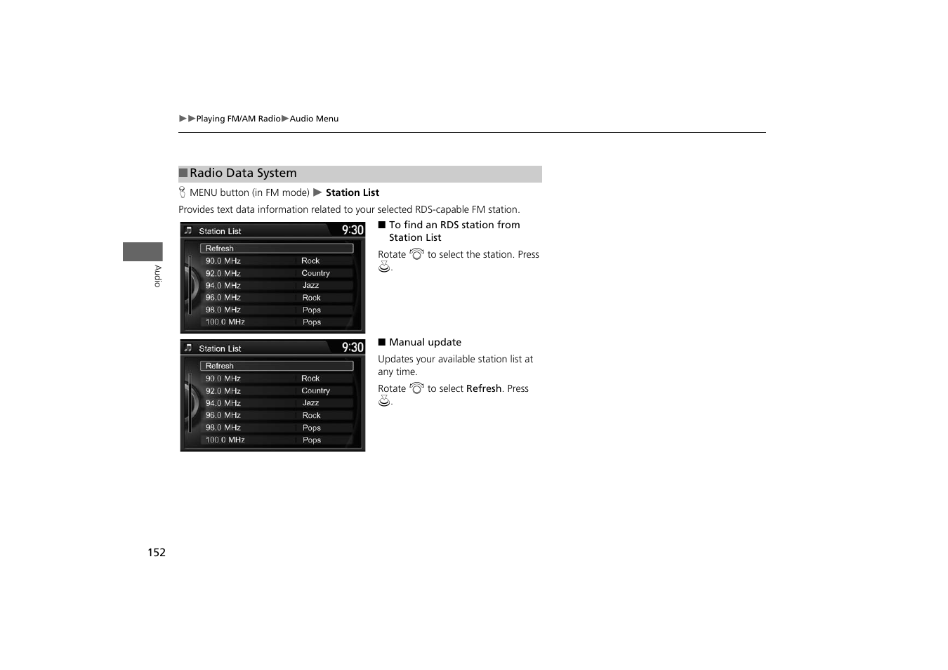 HONDA 2014 Odyssey - Navigation Manual User Manual | Page 153 / 327