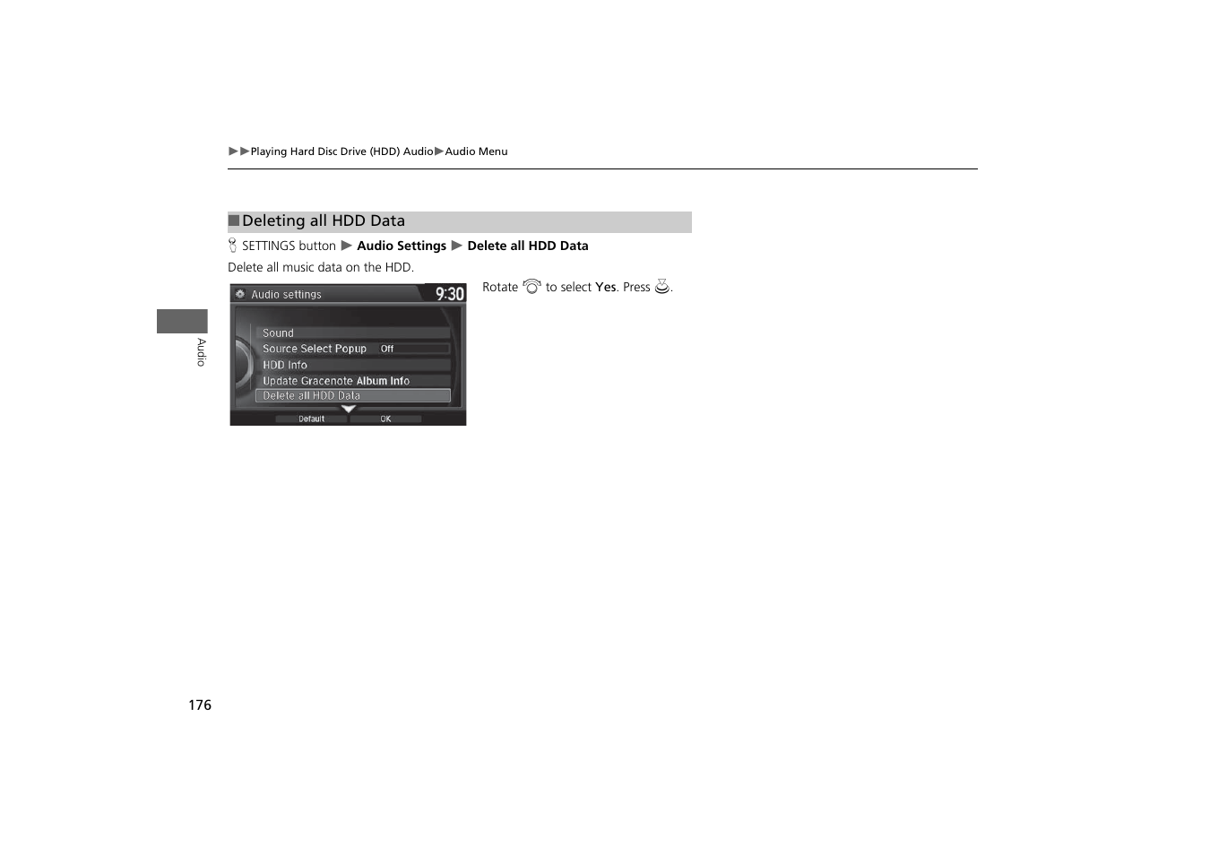 HONDA 2014 Odyssey - Navigation Manual User Manual | Page 177 / 327