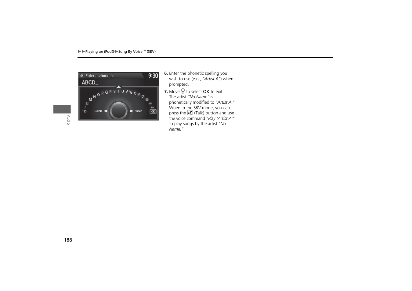 HONDA 2014 Odyssey - Navigation Manual User Manual | Page 189 / 327