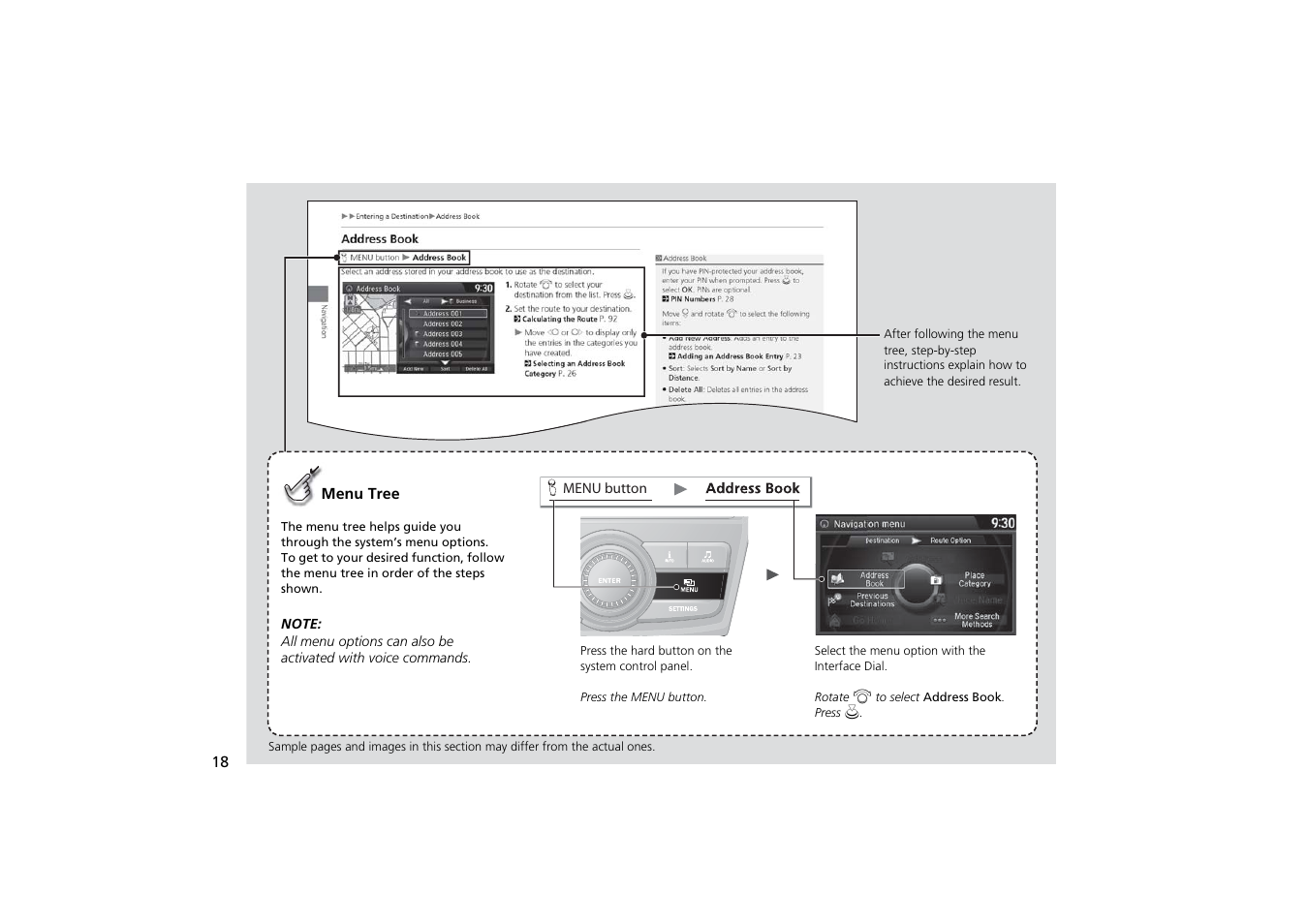 HONDA 2014 Odyssey - Navigation Manual User Manual | Page 19 / 327