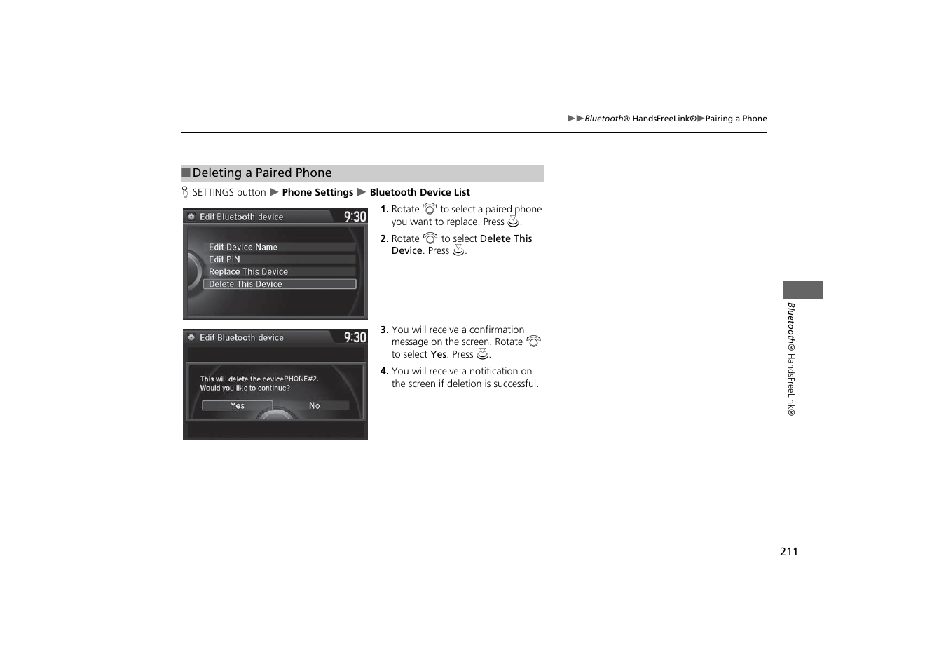 HONDA 2014 Odyssey - Navigation Manual User Manual | Page 212 / 327