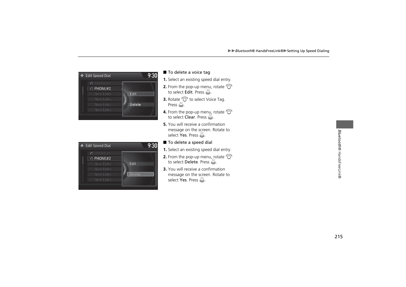 HONDA 2014 Odyssey - Navigation Manual User Manual | Page 216 / 327