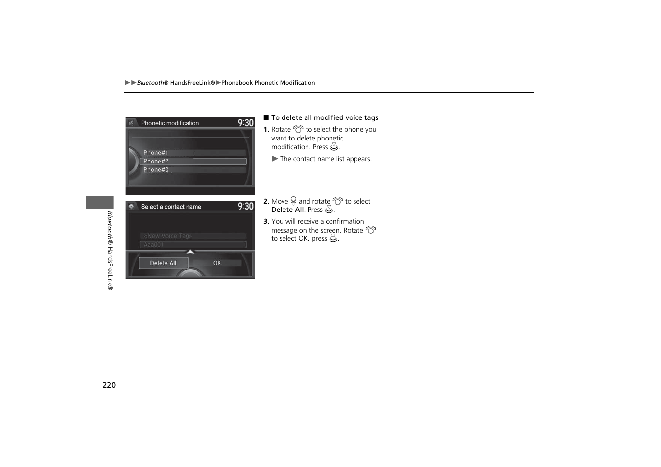 HONDA 2014 Odyssey - Navigation Manual User Manual | Page 221 / 327