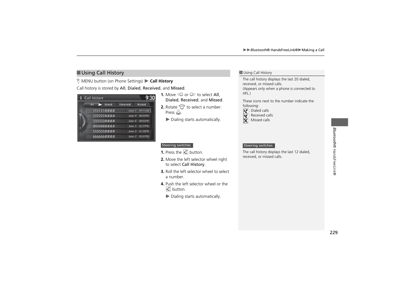 HONDA 2014 Odyssey - Navigation Manual User Manual | Page 230 / 327