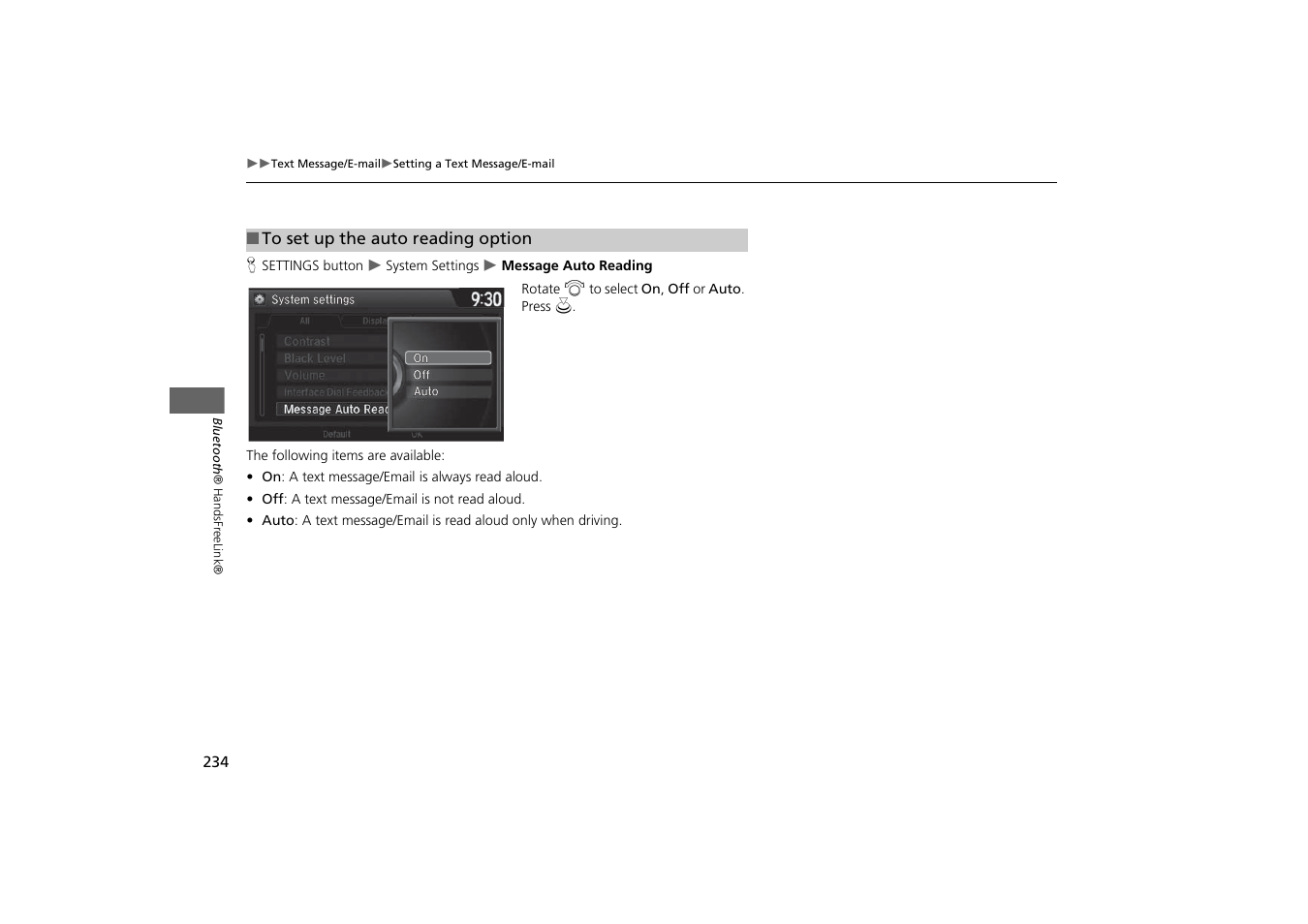 HONDA 2014 Odyssey - Navigation Manual User Manual | Page 235 / 327