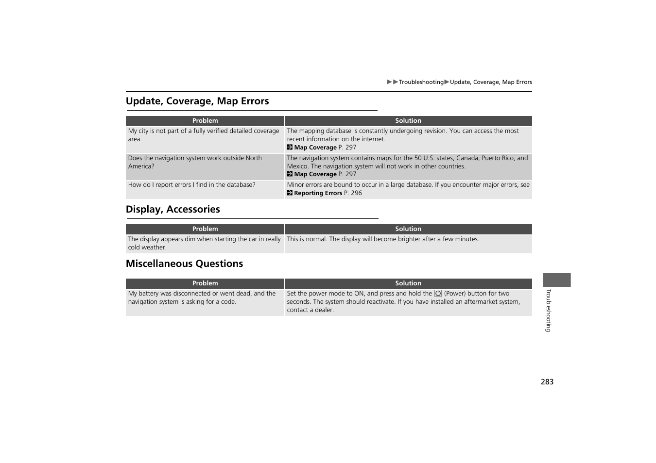 HONDA 2014 Odyssey - Navigation Manual User Manual | Page 284 / 327