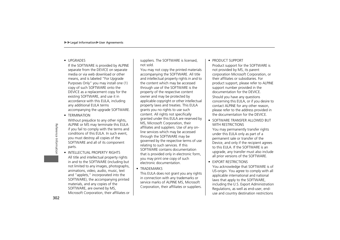 HONDA 2014 Odyssey - Navigation Manual User Manual | Page 303 / 327