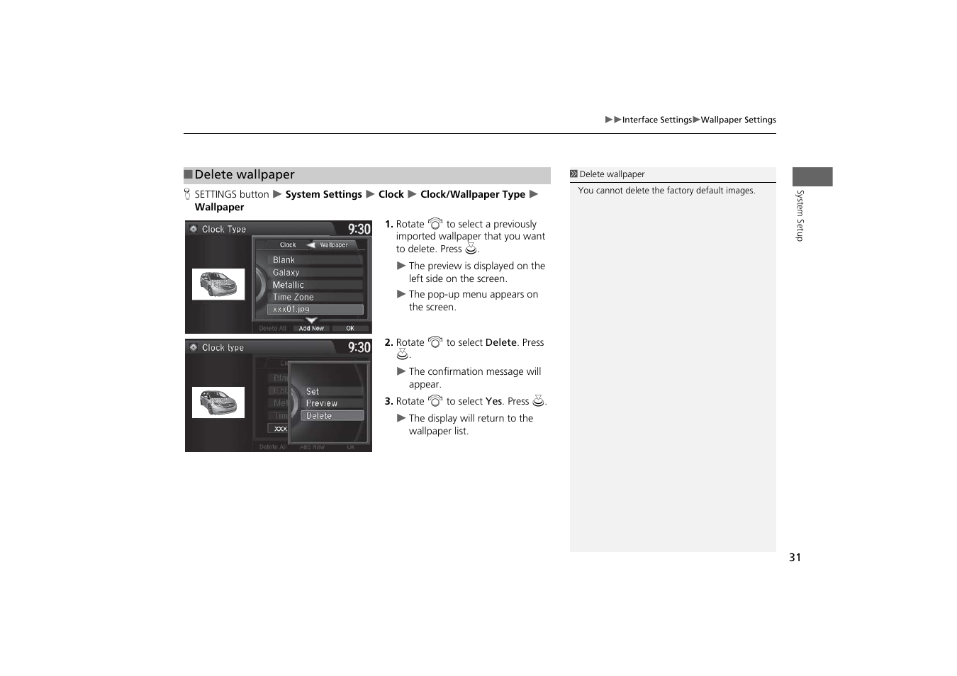 HONDA 2014 Odyssey - Navigation Manual User Manual | Page 32 / 327