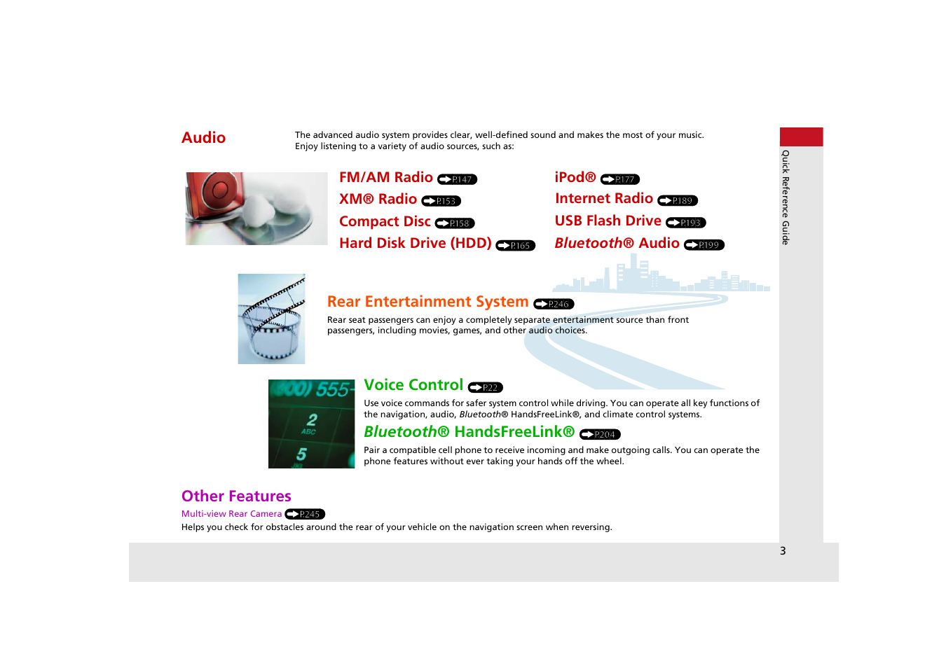 HONDA 2014 Odyssey - Navigation Manual User Manual | Page 4 / 327