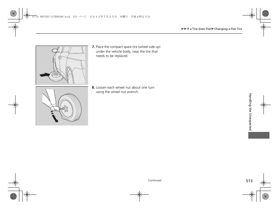 HONDA 2014 Odyssey - Owner's Manual User Manual | Page 514 / 565