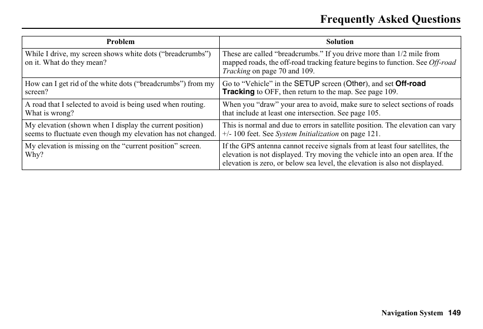 Frequently asked questions | HONDA 2014 Pilot - Navigation Manual User Manual | Page 150 / 179