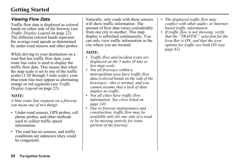 Getting started | HONDA 2014 Pilot - Navigation Manual User Manual | Page 25 / 179