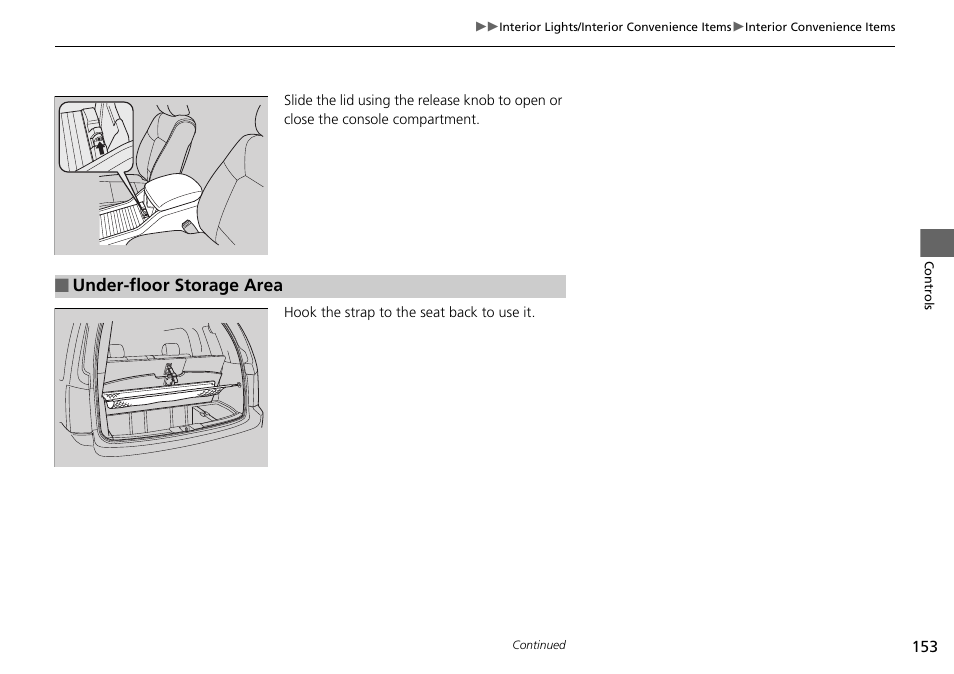 HONDA 2014 Pilot - Owner's Manual User Manual | Page 154 / 488
