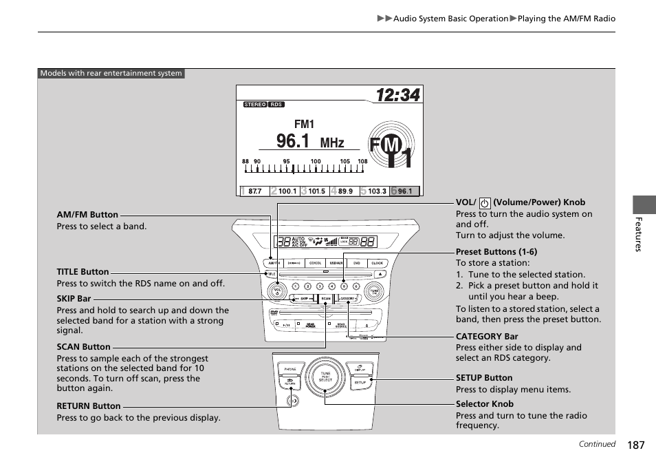 HONDA 2014 Pilot - Owner's Manual User Manual | Page 188 / 488