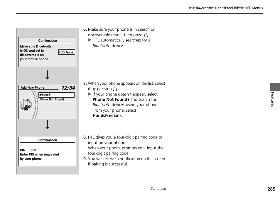 HONDA 2014 Pilot - Owner's Manual User Manual | Page 286 / 488