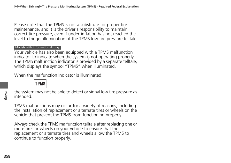 HONDA 2014 Pilot - Owner's Manual User Manual | Page 359 / 488