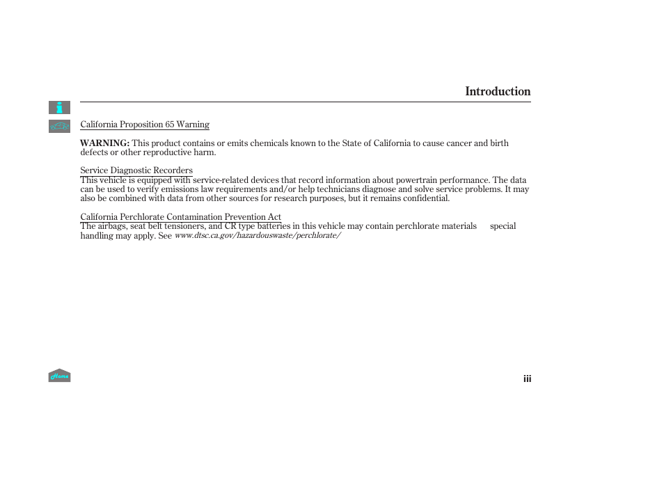 Introduction | HONDA 2014 Ridgeline - Owner's Manual User Manual | Page 3 / 422