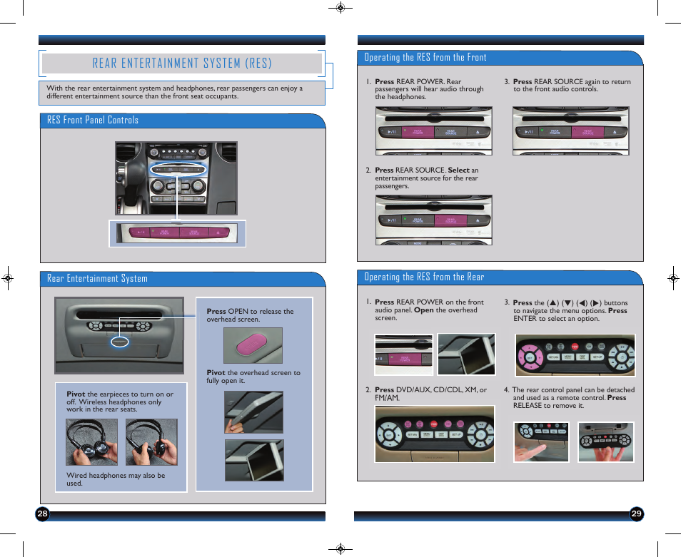 Rear entertainment system (res) | HONDA 2013 Pilot (Touring) - Technology Reference Guide User Manual | Page 16 / 18