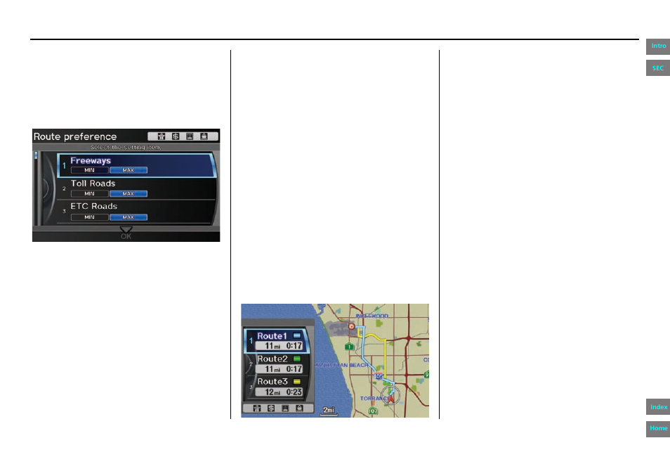 Navigation system manual, Driving to your destination | HONDA 2013 Pilot - Navigation Manual User Manual | Page 53 / 178