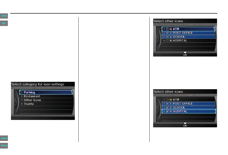 Navigation system manual, Driving to your destination | HONDA 2013 Pilot - Navigation Manual User Manual | Page 62 / 178