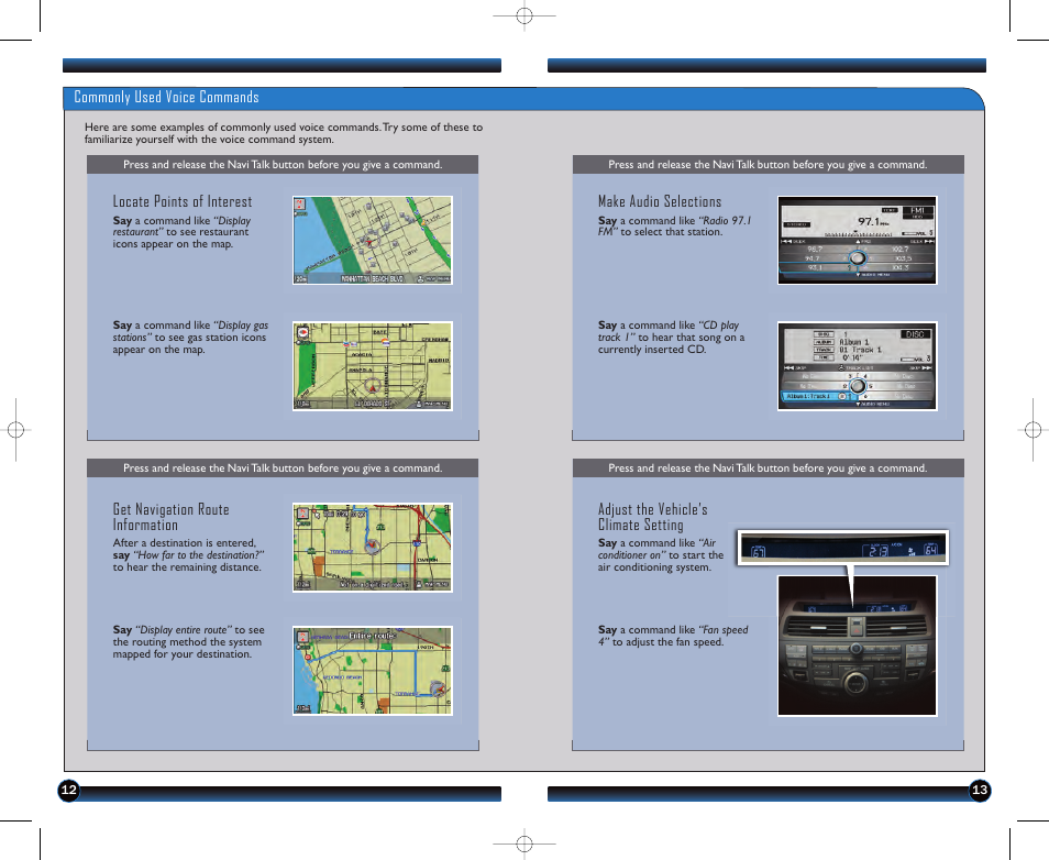 HONDA 2012 Accord Sedan - Technology Reference Guide User Manual | Page 8 / 13