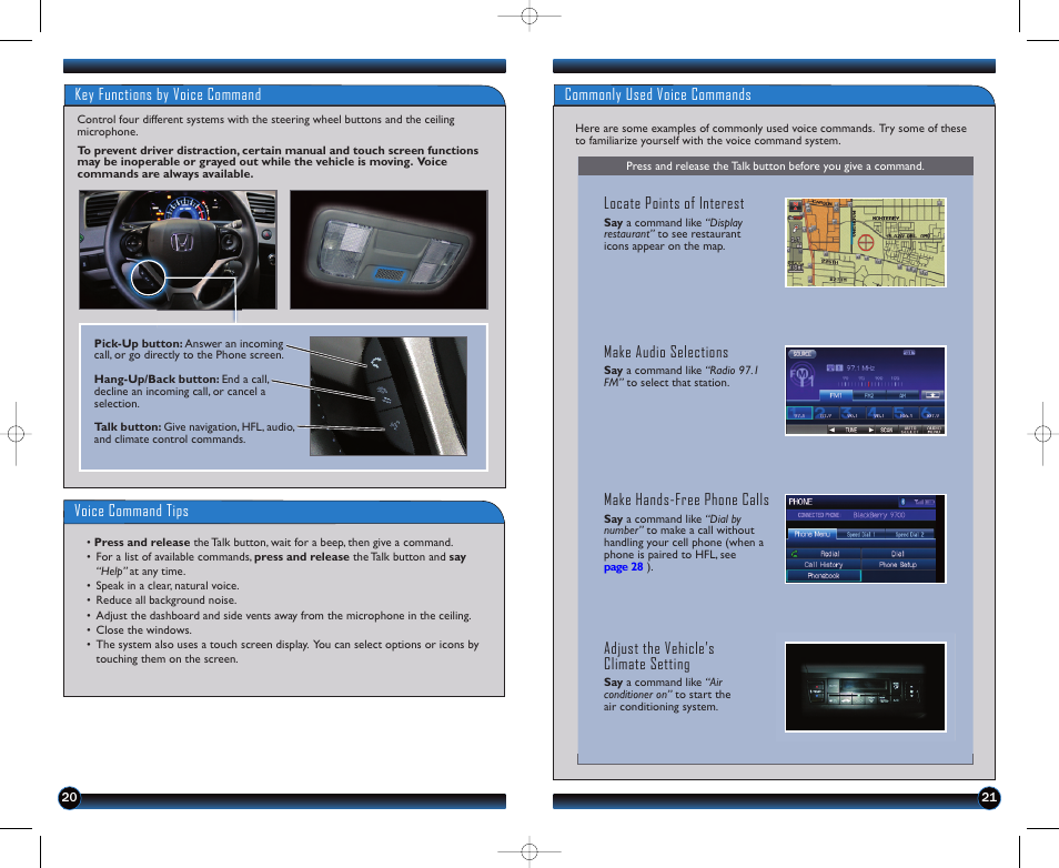 HONDA 2012 Civic Hybrid - Technology Reference Guide User Manual | Page 12 / 18