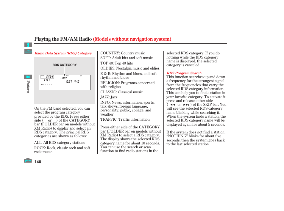 HONDA 2012 Crosstour - Owner's Manual User Manual | Page 144 / 435