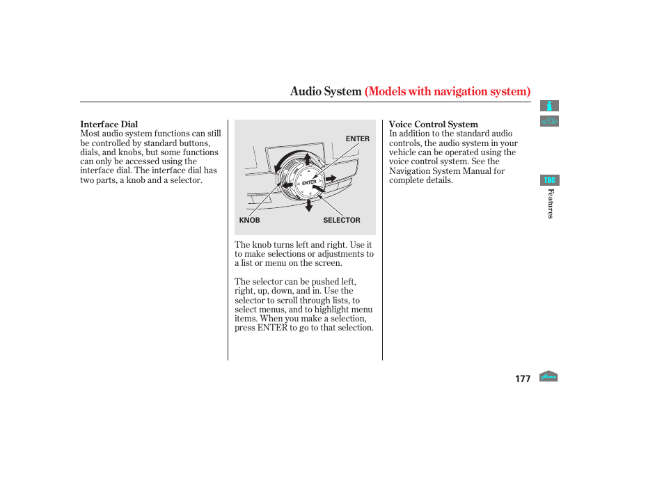 Models with navi, Audio system (models with navigation system) | HONDA 2012 Crosstour - Owner's Manual User Manual | Page 181 / 435