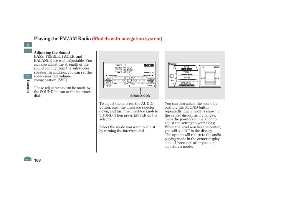 HONDA 2012 Crosstour - Owner's Manual User Manual | Page 192 / 435