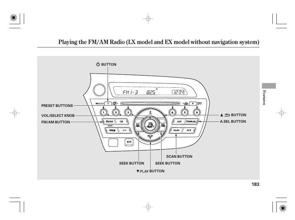 HONDA 2012 Insight - Owner's Manual User Manual | Page 189 / 418